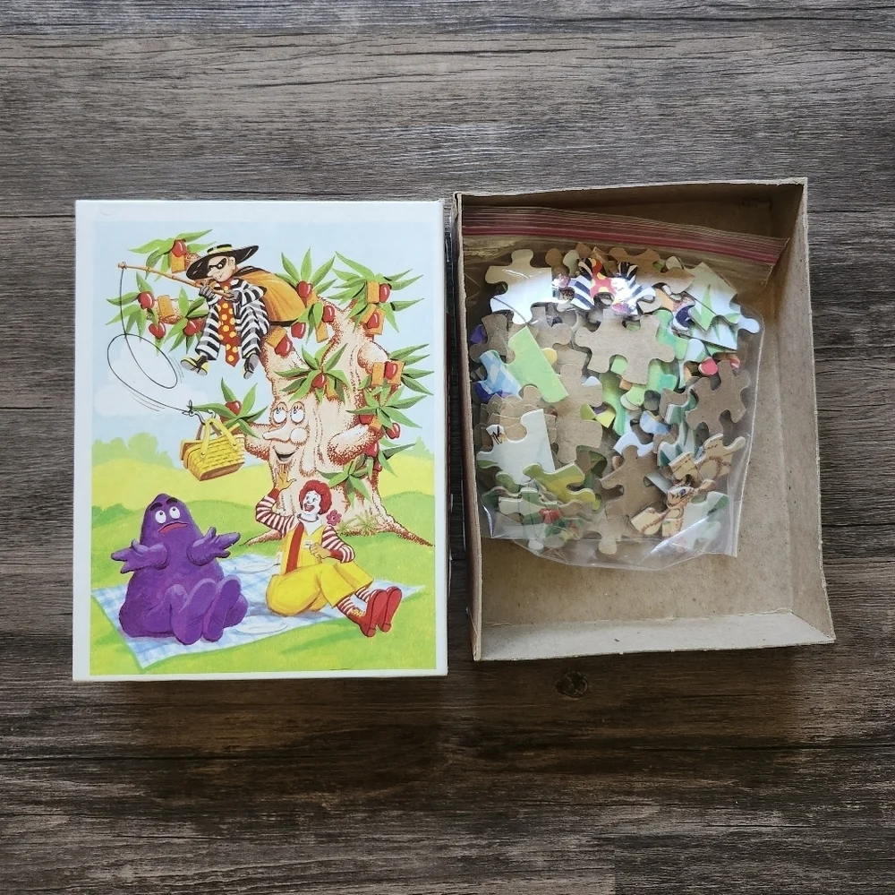Vintage Whitman 1984 McDonald's 100 Piece Jigsaw Puzzel